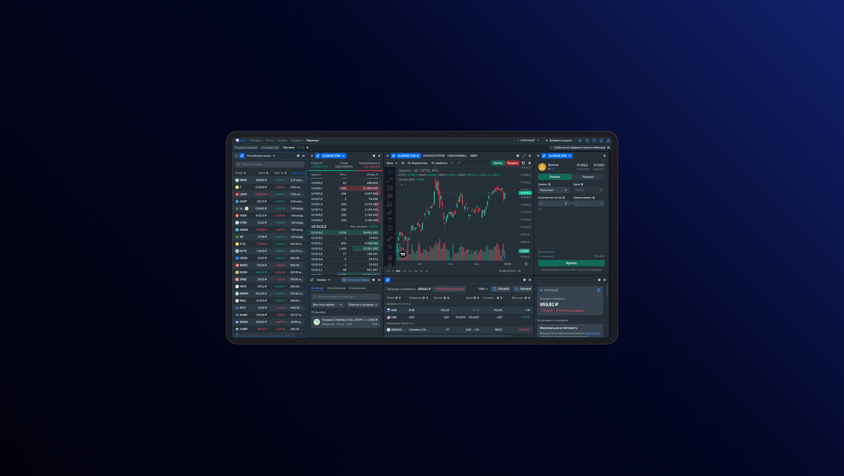 Web Trading Terminal